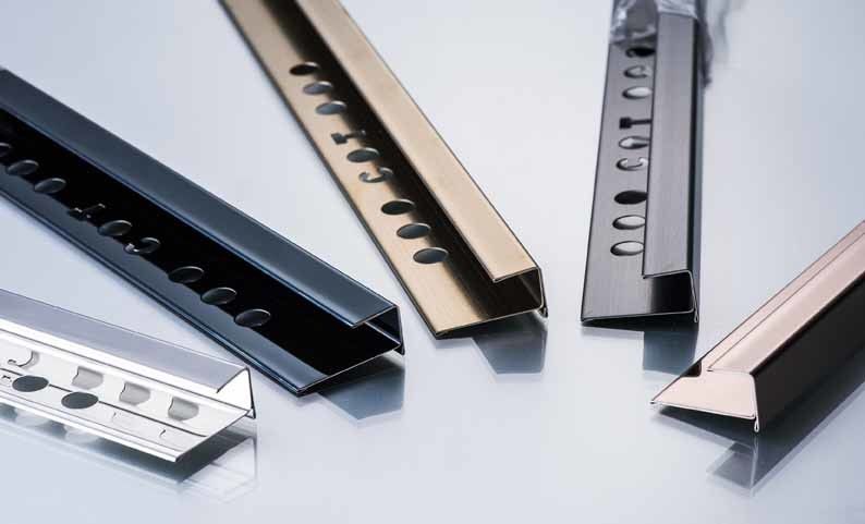 Внутри отделки 2.5m края границы углового металла нержавеющей стали Bullnose