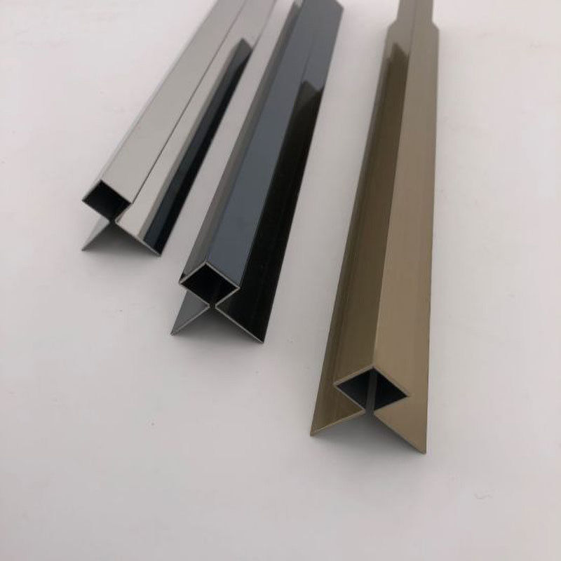 Отделка края прокладок 2.0mm Sqstainless зеркала стальная декоративная квадратная кафельная